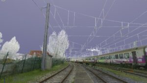 Nuage de points réalisé à partir d'un scan 3D