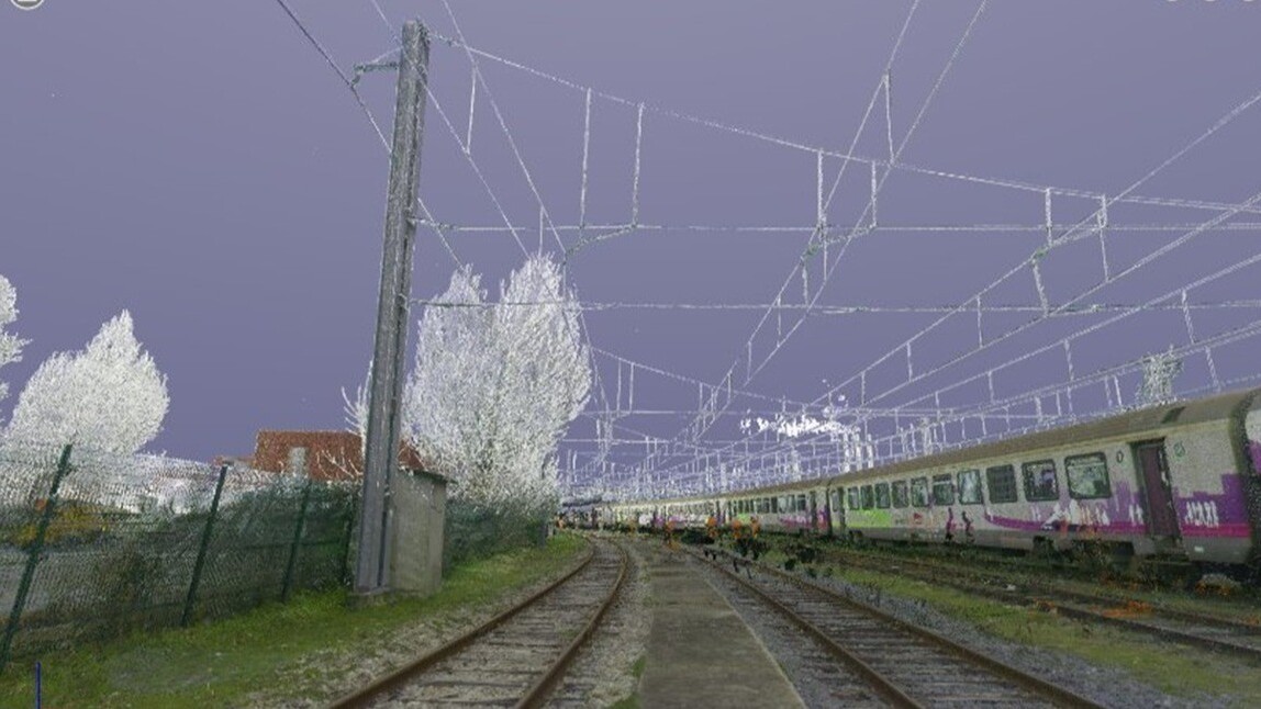 Nuage de points réalisé à partir d'un scan 3D