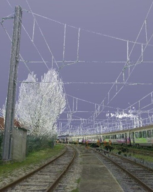 Nuage de points réalisé à partir d'un scan 3D