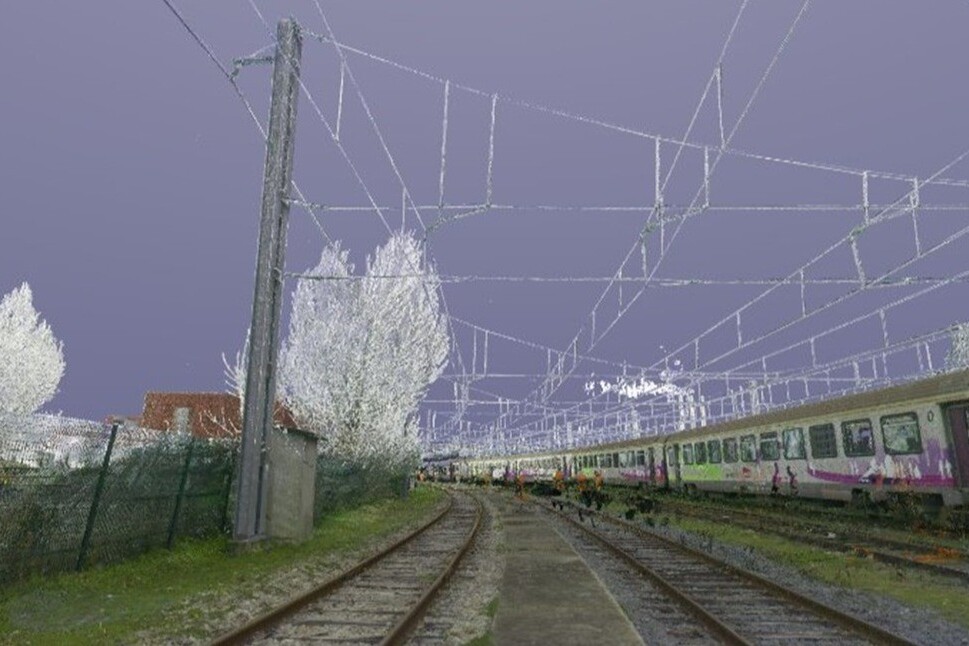 Nuage de points réalisé à partir d'un scan 3D