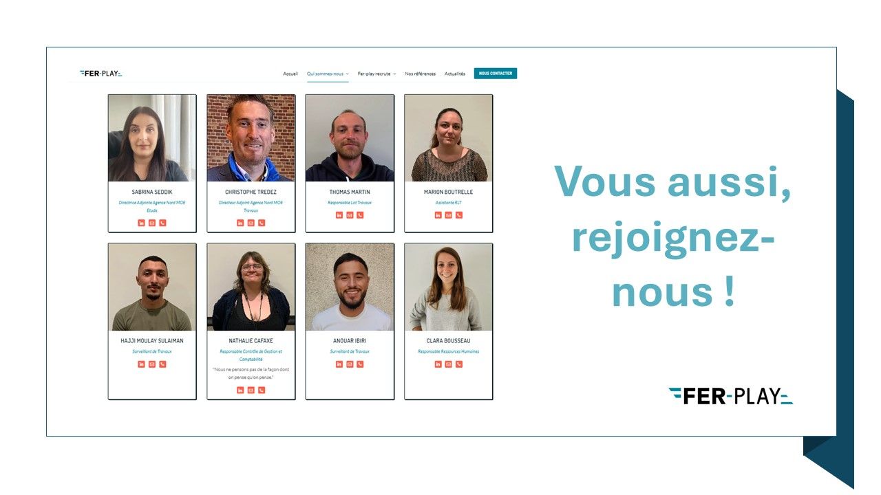 recrutements FER-PLAY